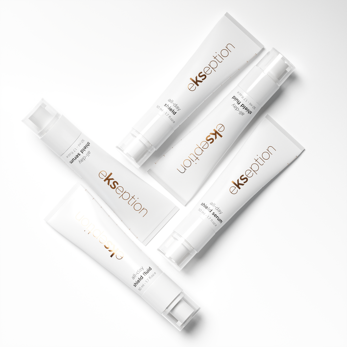 All Day Shield SPF50+ ekseption Tubenübersicht 50ml – Sonnenschutz für empfindliche Haut
