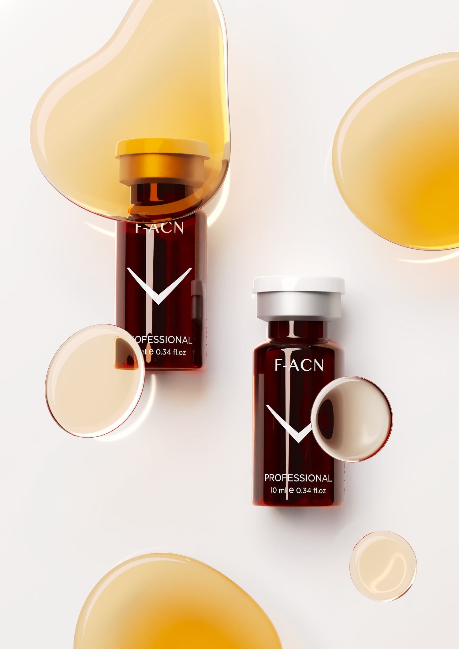 F-ACN hochreine Wirkstoffe in sterilen Vials ultimative Lösung bei Akne und unreine Haut Fusion Meso 5 x 10 ml
