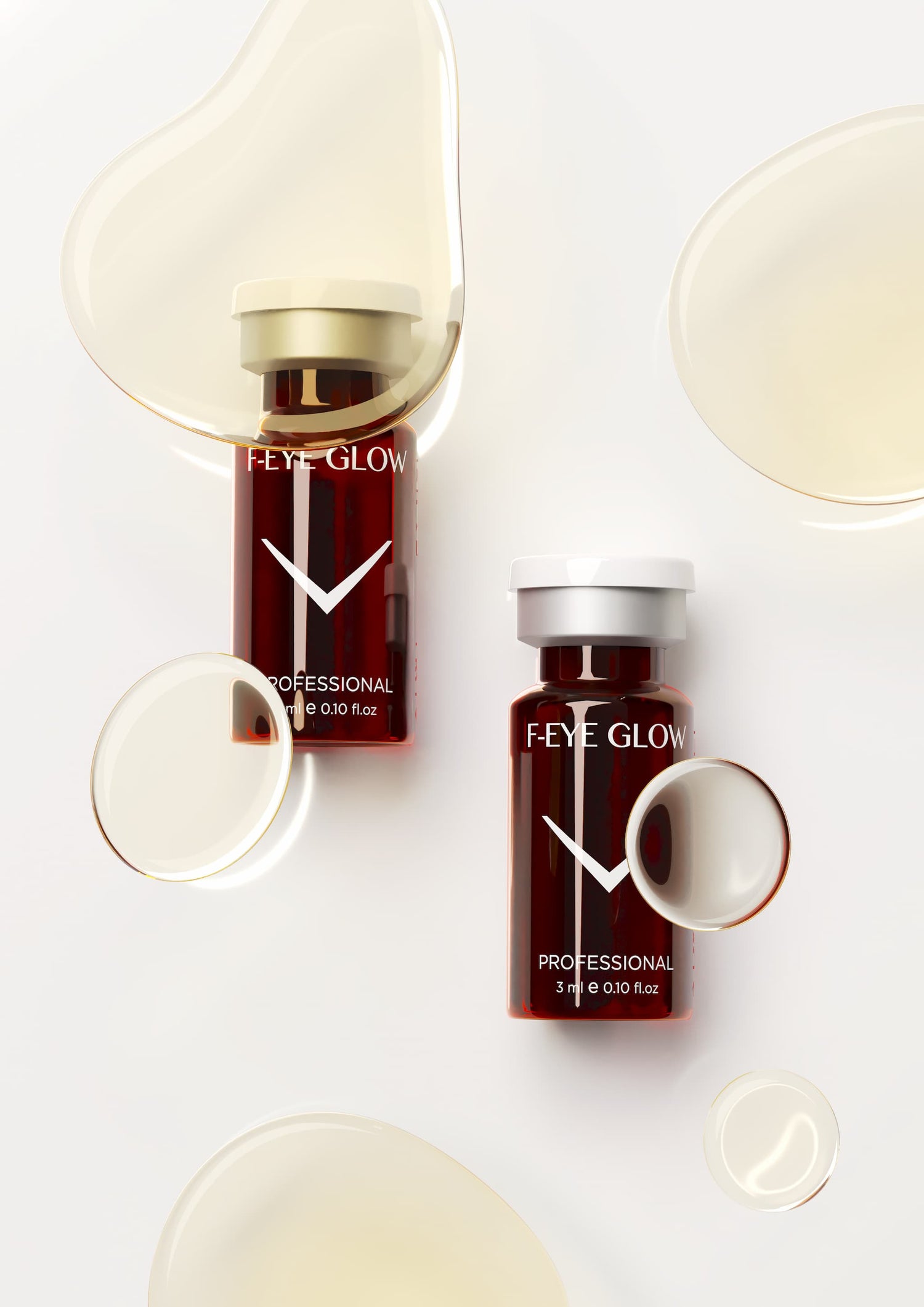 F-Eye Glow hochreine Wirkstoffe in sterilen Vials gezielte Pflege für die empfindliche Augenpartie Fusion Mesp 5 x 3ml