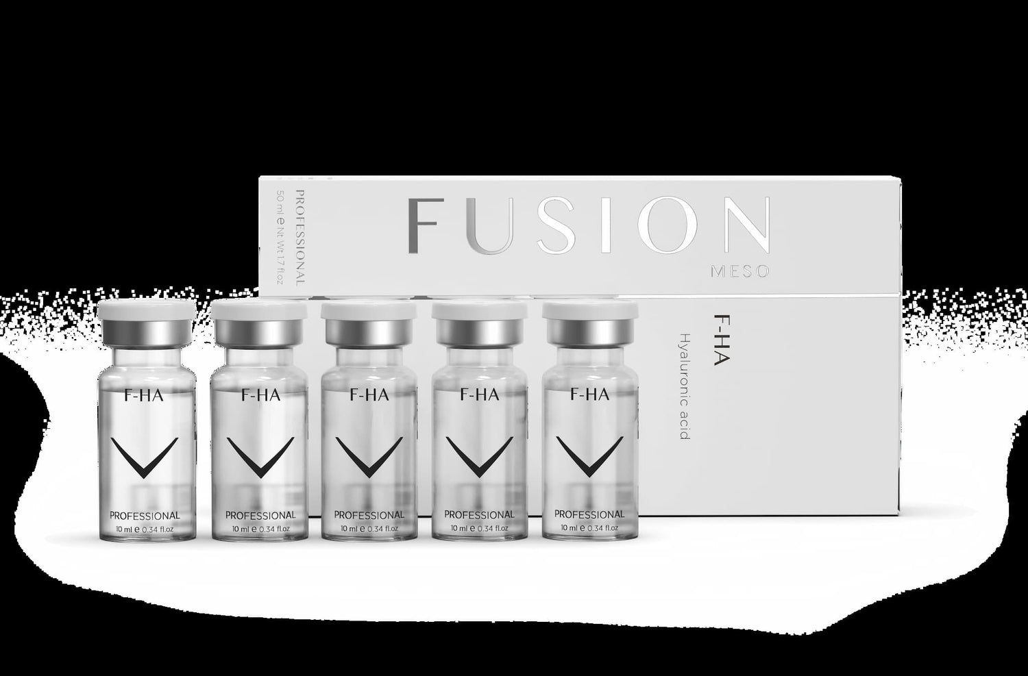 F-HA hochmolekulare Hyaluronsäure in sterilen Vials Fusion Meso 5 x 10ml