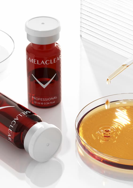 F-Melaclear hochreine Wirkstoffe in sterilen Vials hemmt die UV-induzierte Bildung von Melanin Fusion Meso 5 x 10ml