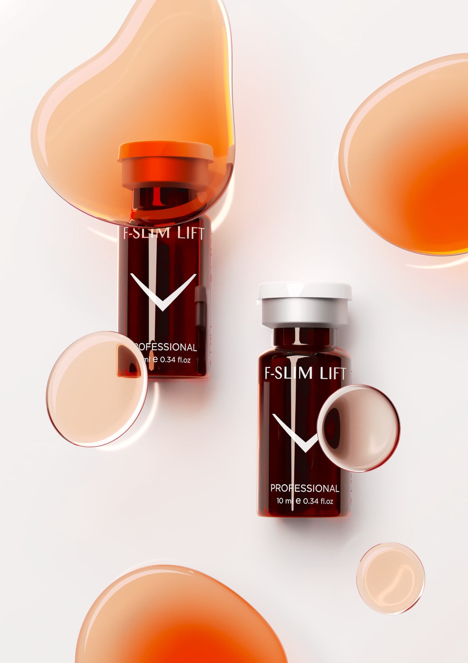 F-Slim Lift hochreine Wirkstoffe in sterilen Vials reduziert Fettablagerungen im Gesichtr Fusion Meso 5 x 10ml