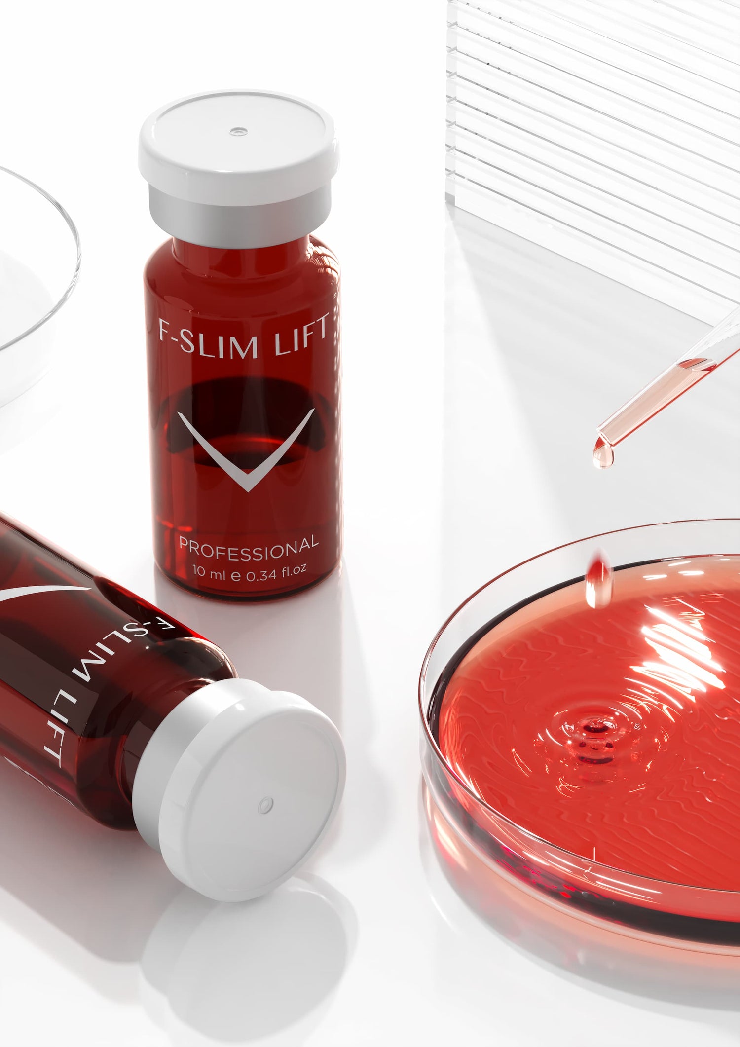 F-Slim Lift hochreine Wirkstoffe in sterilen Vials reduziert Fettablagerungen im Gesichtr Fusion Meso 5 x 10ml