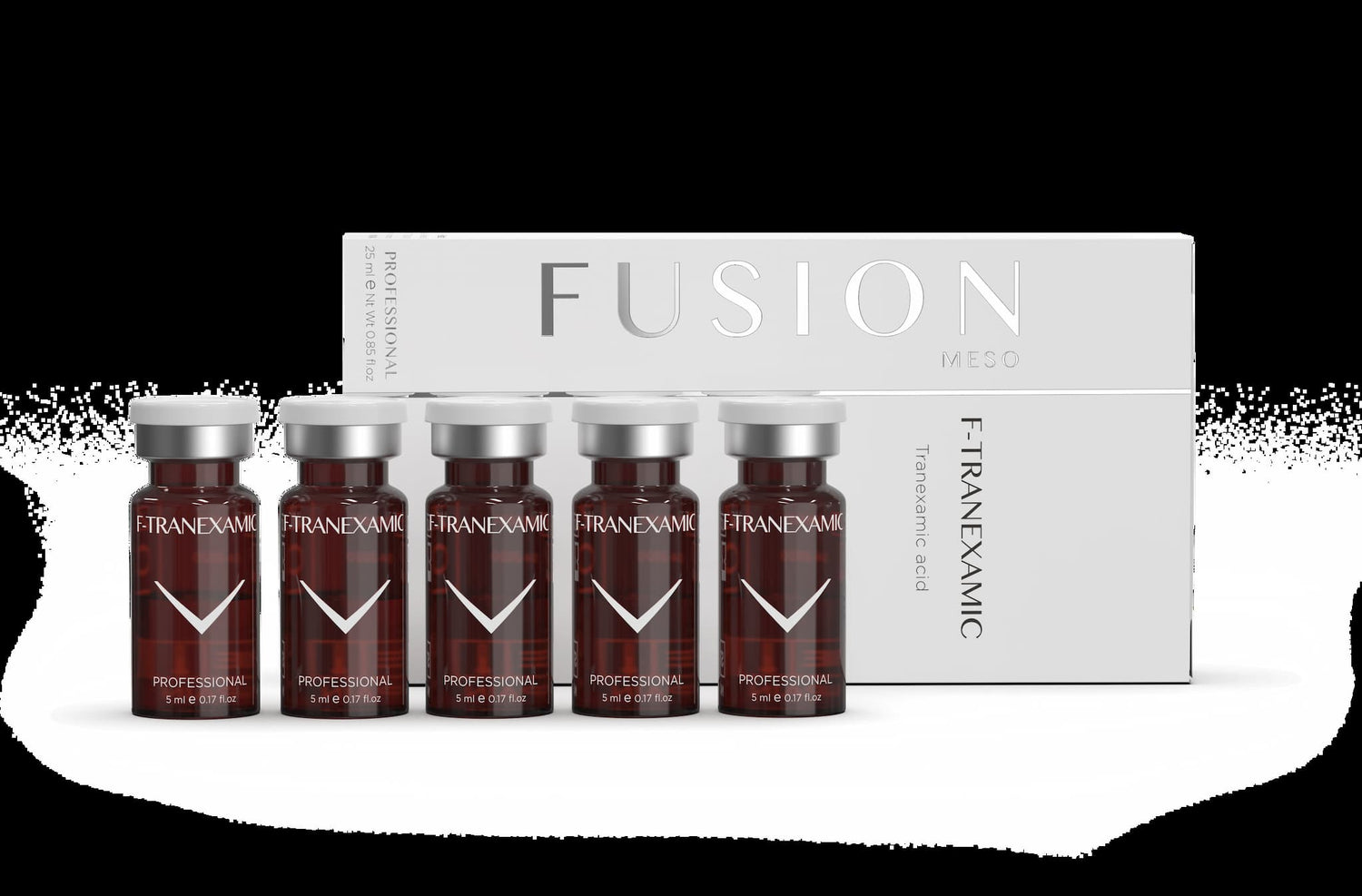 F-Tranexamic sterile Seren zur Behandlung von Pigmentflecken, Melasma, Rötungen und lichtbedingter Hautalterung Fusion Meso 5 x 5ml