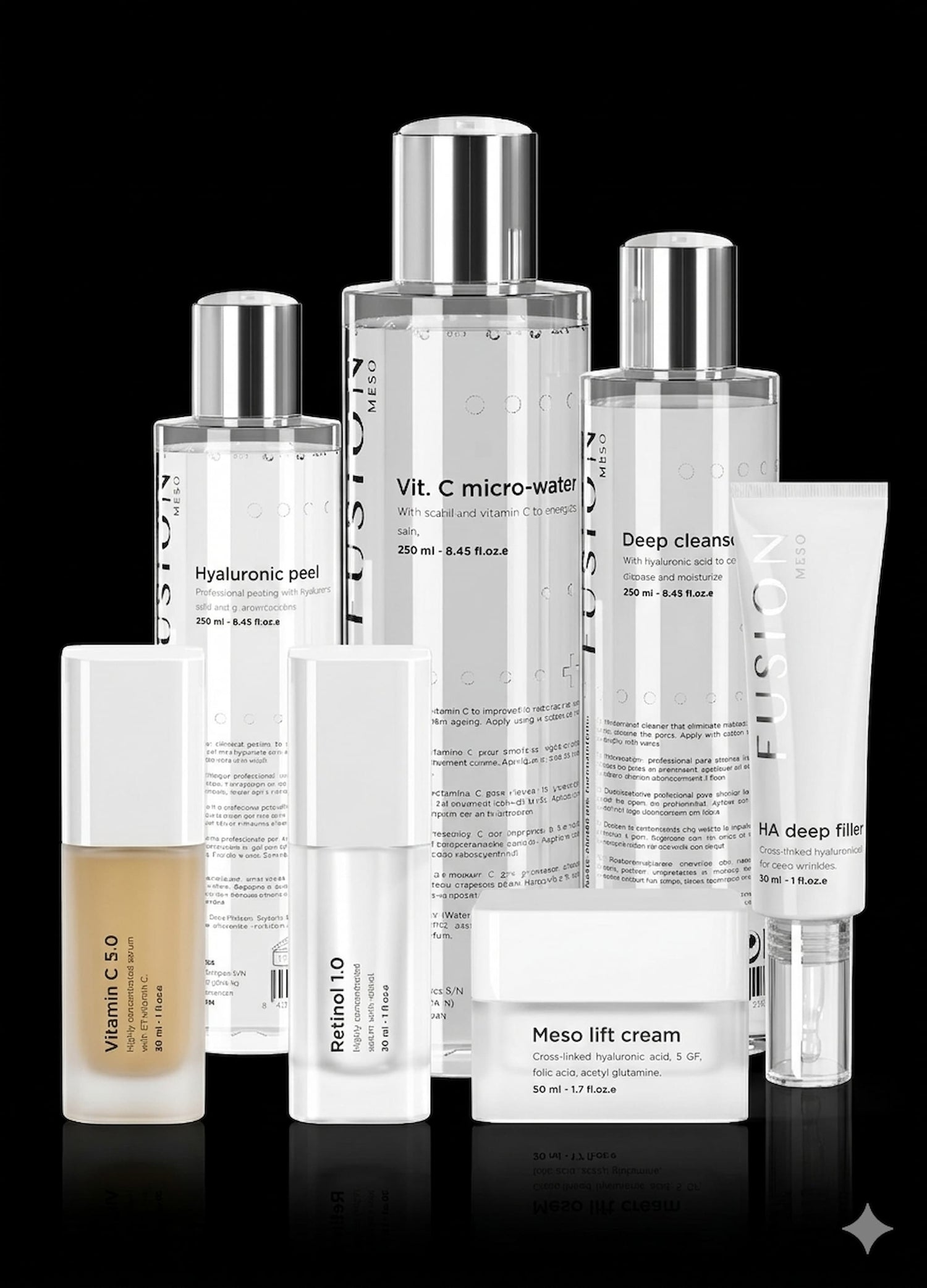 Fusion Meso Science of Radiance: Das 7-Schritte-System für trockene Haut.