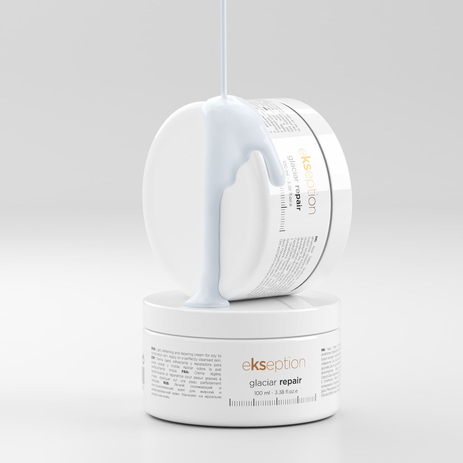 Glaciar repair Creme Ultra-erfrischende Gletscher-Creme zur Hautregeneration nach Peelings ekseption 100ml