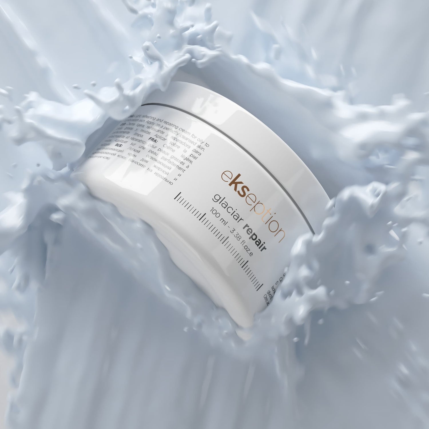 Glaciar repair Creme Ultra-erfrischende Gletscher-Creme zur Hautregeneration nach Peelings ekseption 100ml