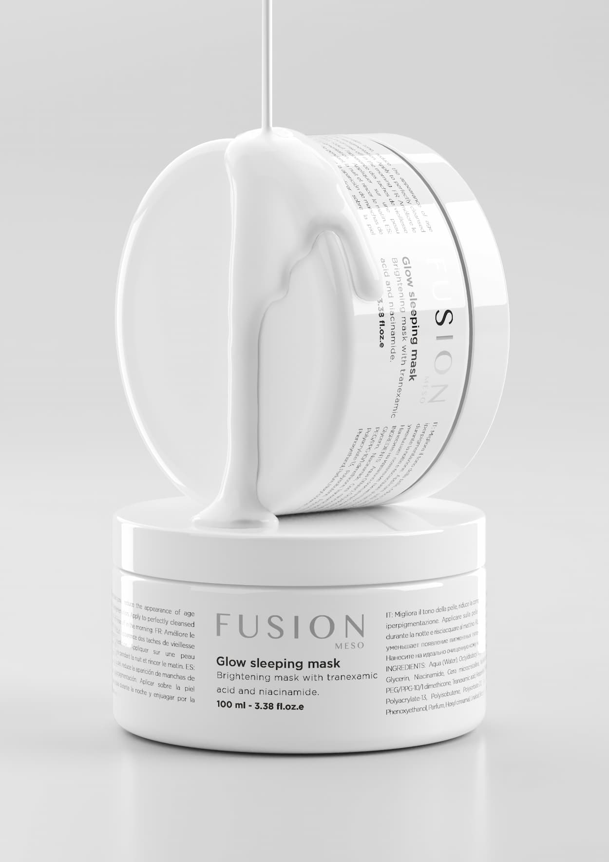 Glow Sleeping Mask erfrischte Haut über Nacht Fusion Meso 100ml
