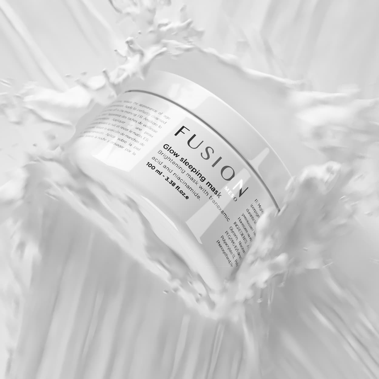 Glow Sleeping Mask erfrischte Haut über Nacht Fusion Meso 100ml