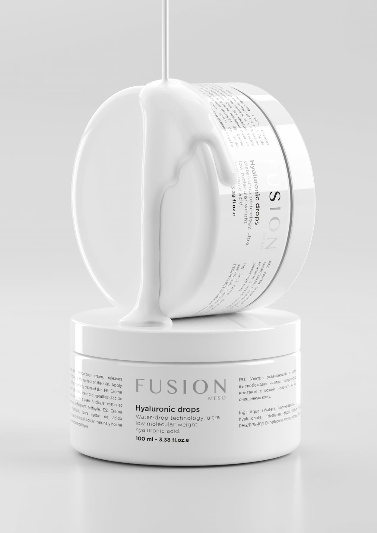 Hyaluronic Drops Creme PRO intensive Feuchtigkeit Fusion Meso 100 ml