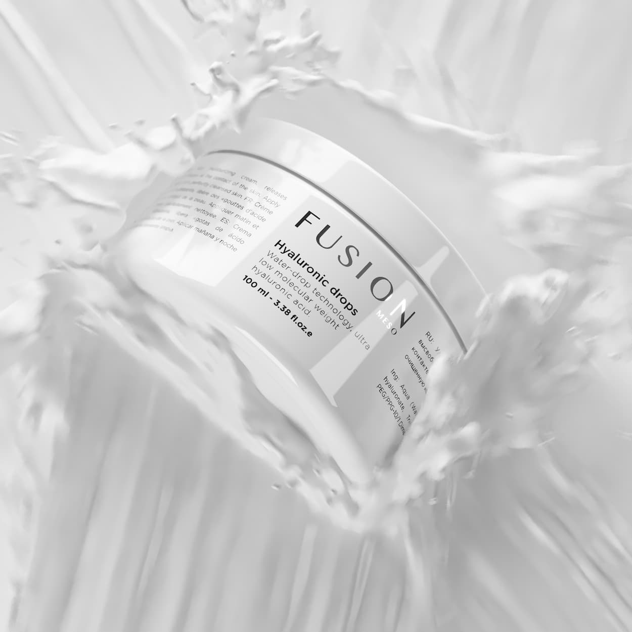 Hyaluronic Drops Creme PRO intensive Feuchtigkeit Fusion Meso 100 ml