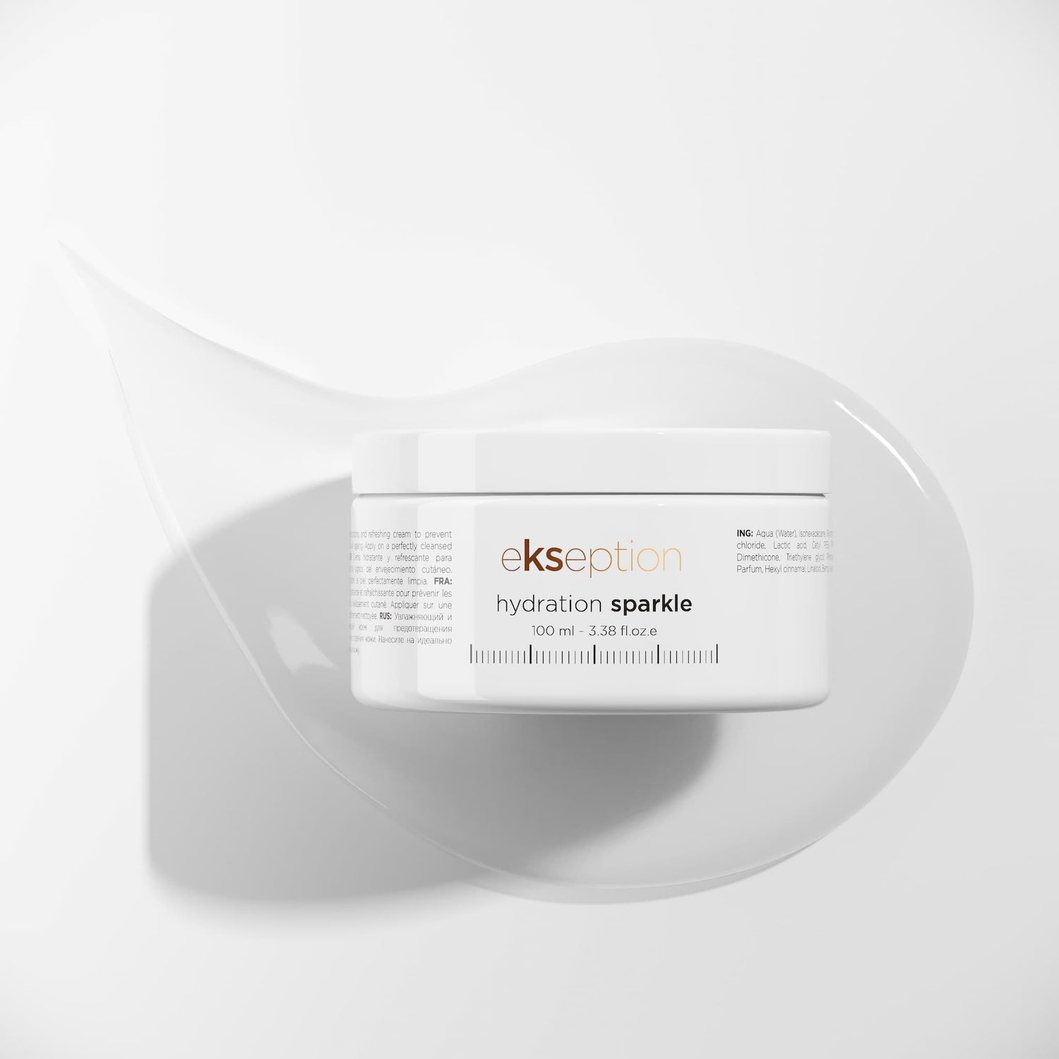 Hydration Sparkle Tiefenfeuchtigkeitscreme mit Milchsäure und Natriumlactat ekseption 100ml