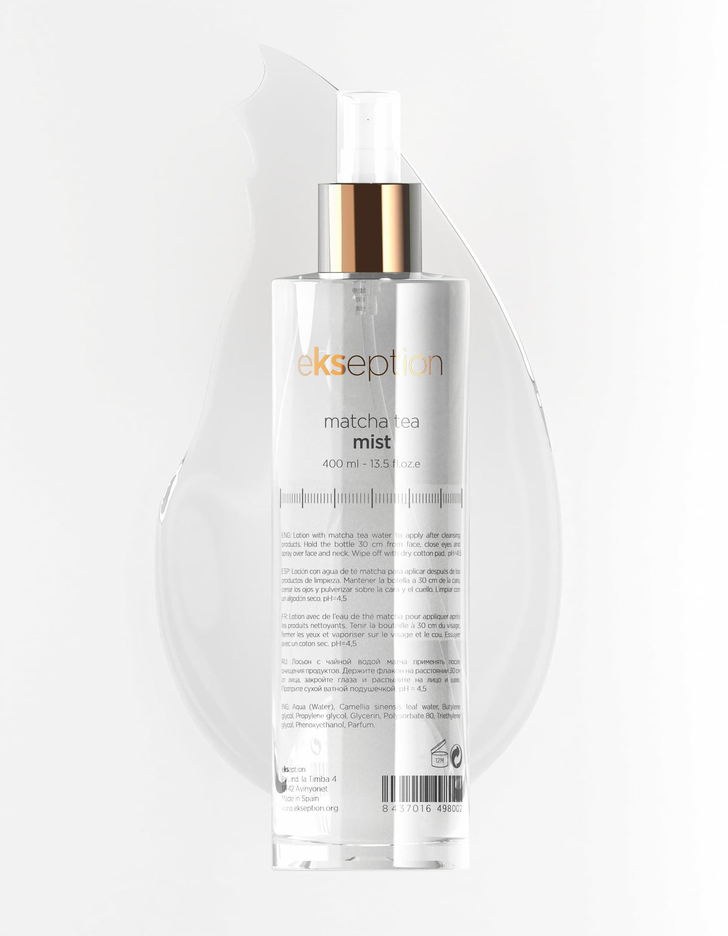 Matcha tea mist Sprühlotion ekseption 400 ml