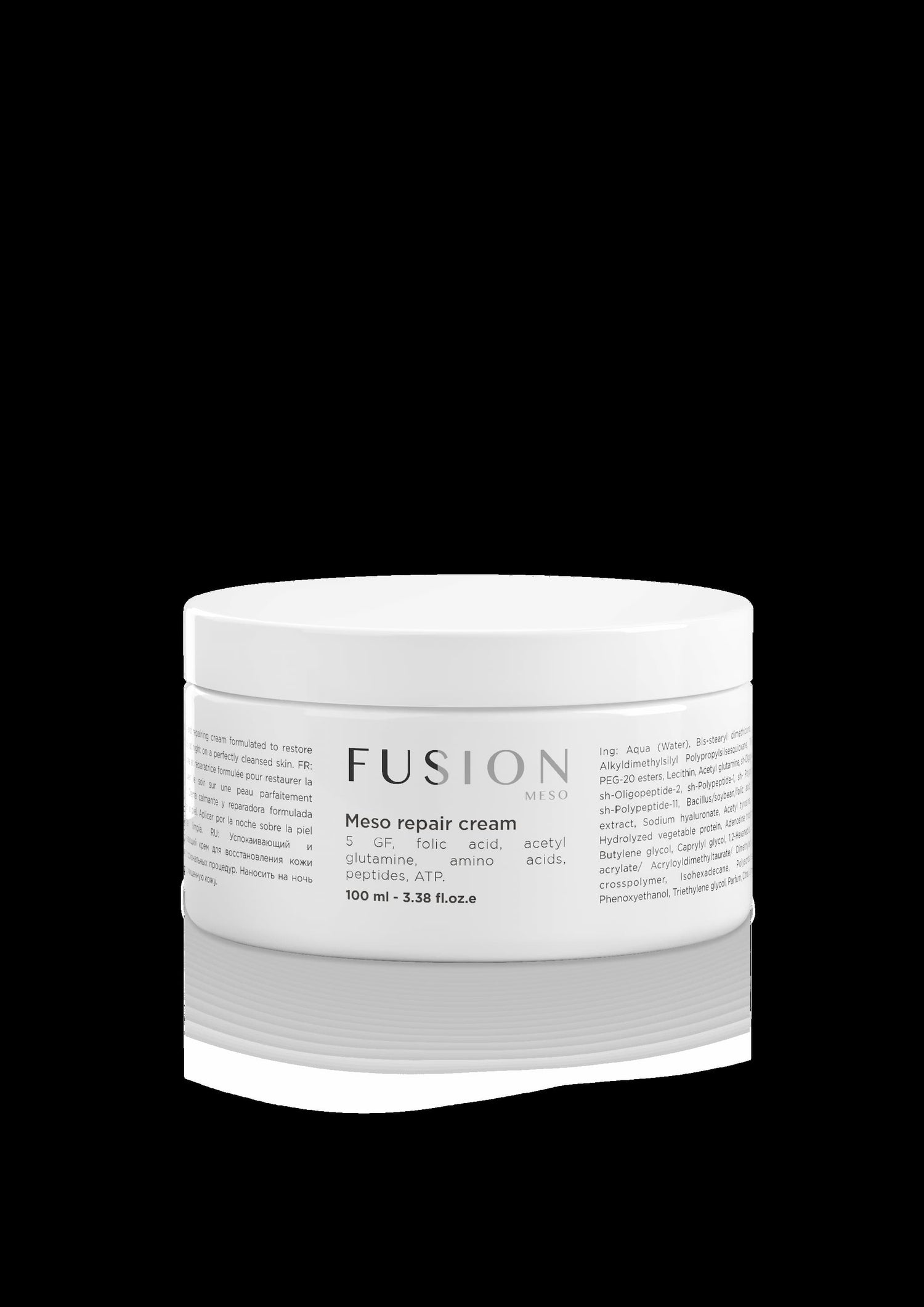 Meso repair Creme PRO reparatur Creme nach Microneedling Behandlungen Fusion Meso 100ml