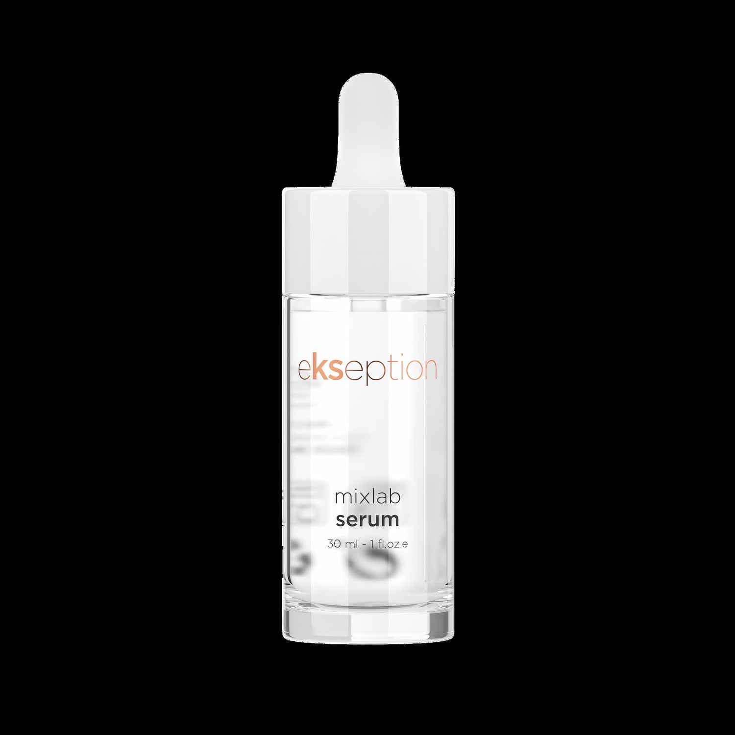 MixLab Serum leere Glas Flasche mit Pipette für selbsgemischte Seren ekseption 30ml