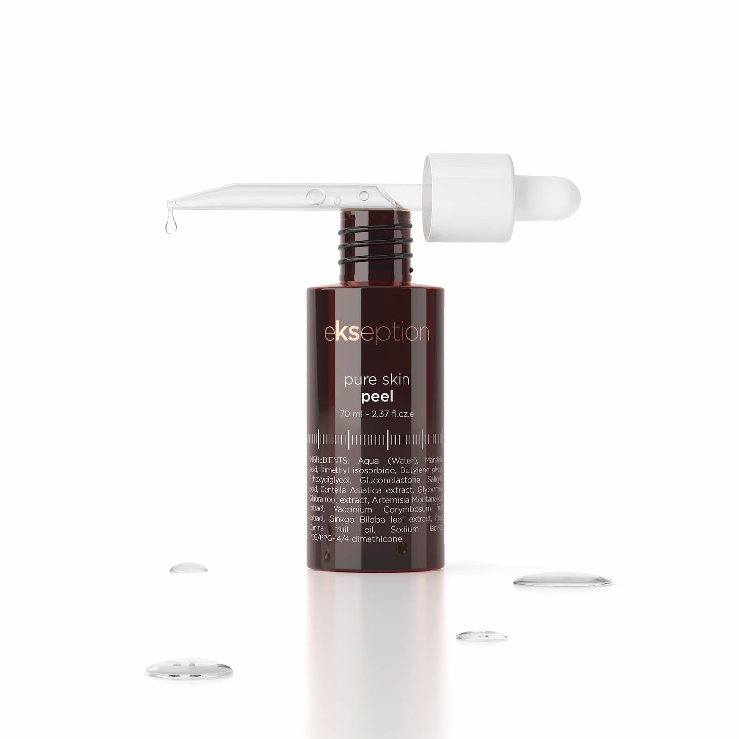 Pure Skin Peel zur Behandlung von Akne, fettiger, öliger und unreiner Haut ekseption 70ml