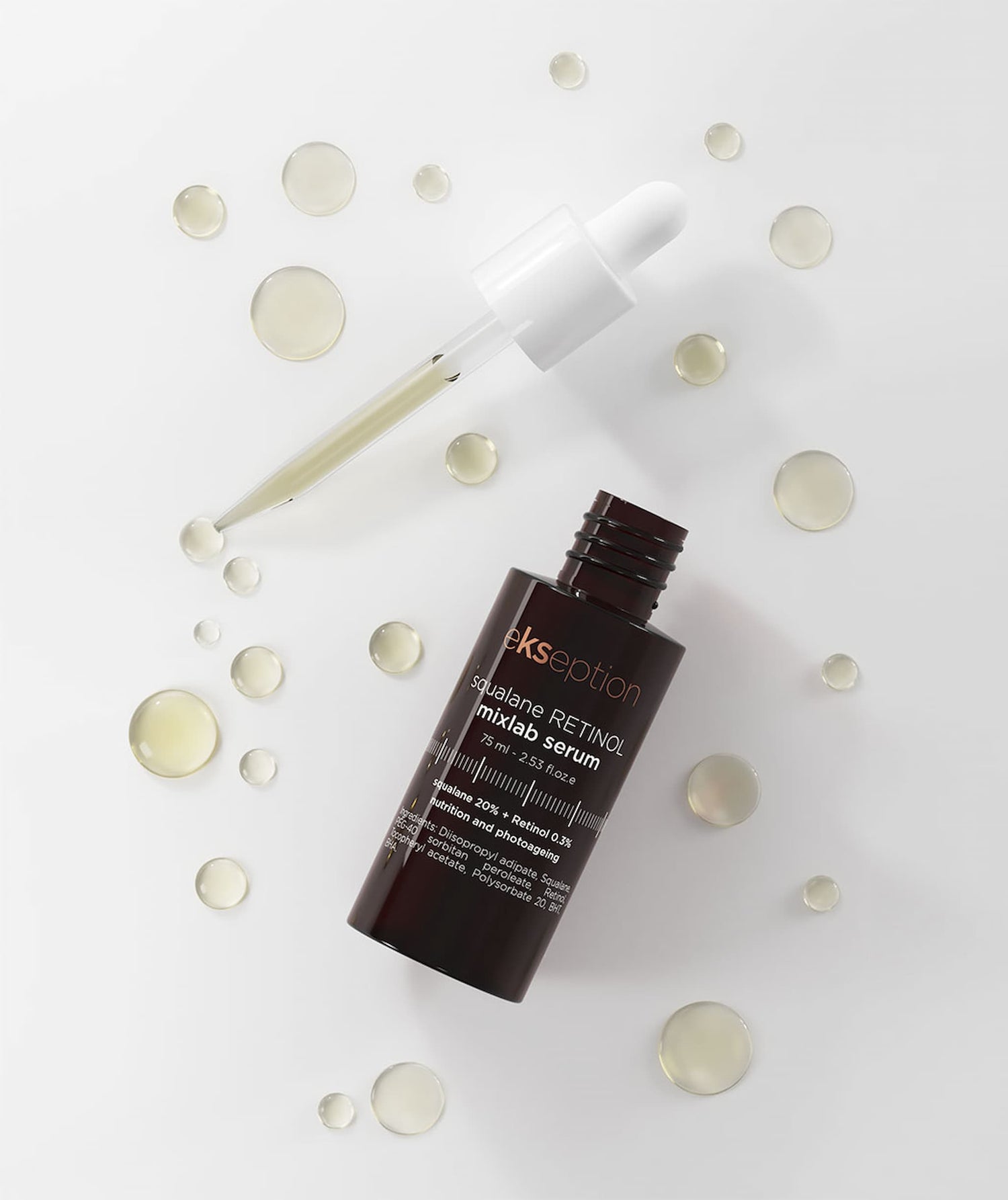 Squalane Retinol um gezielt Falten und Pigmentstörungen zu reduzieren ekseption 75ml