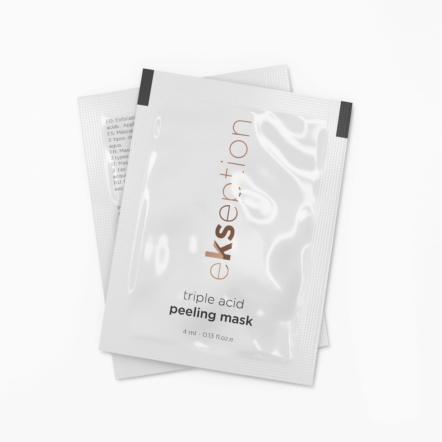 Samples Triple acid peeling Maske glättet die Haut ekseption 30 x 4ml