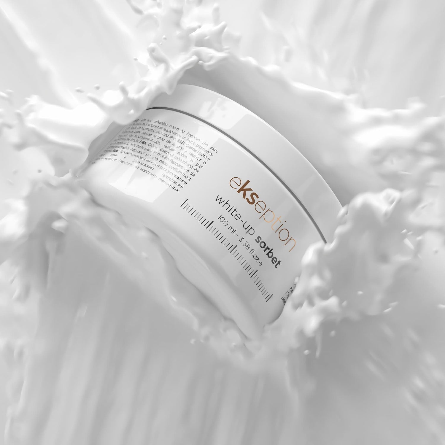 White up Sorbet zur Reduzierung von Pigmentflecken Creme ekseption 100 ml