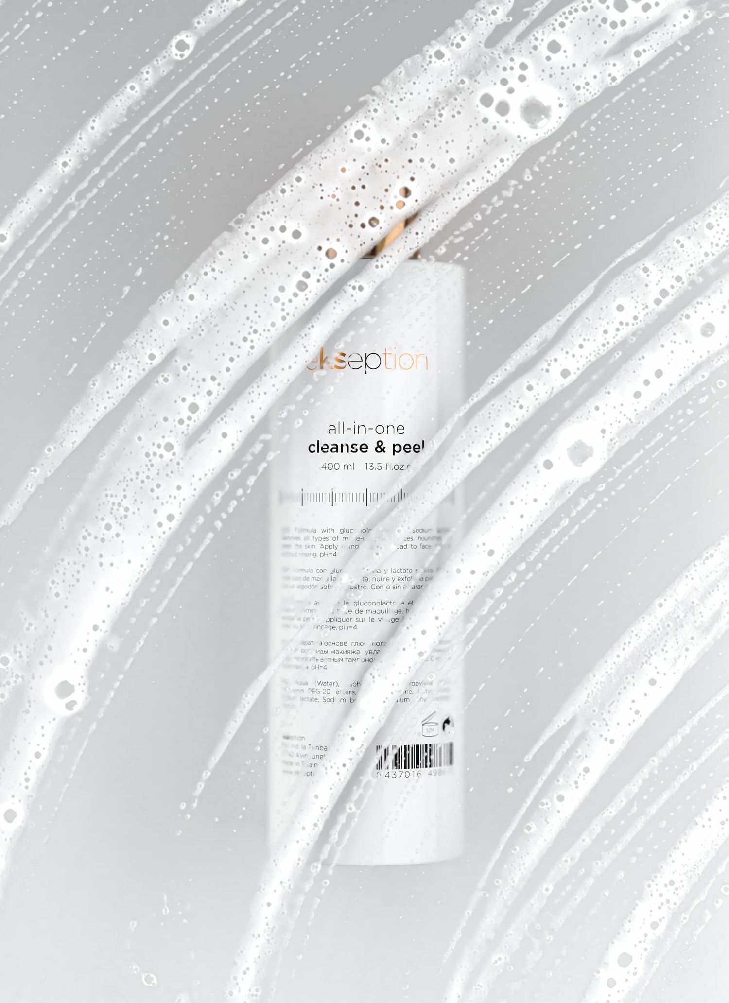 All-in-one cleanse & peel Reinigungsmilch ekseption 400 ml
