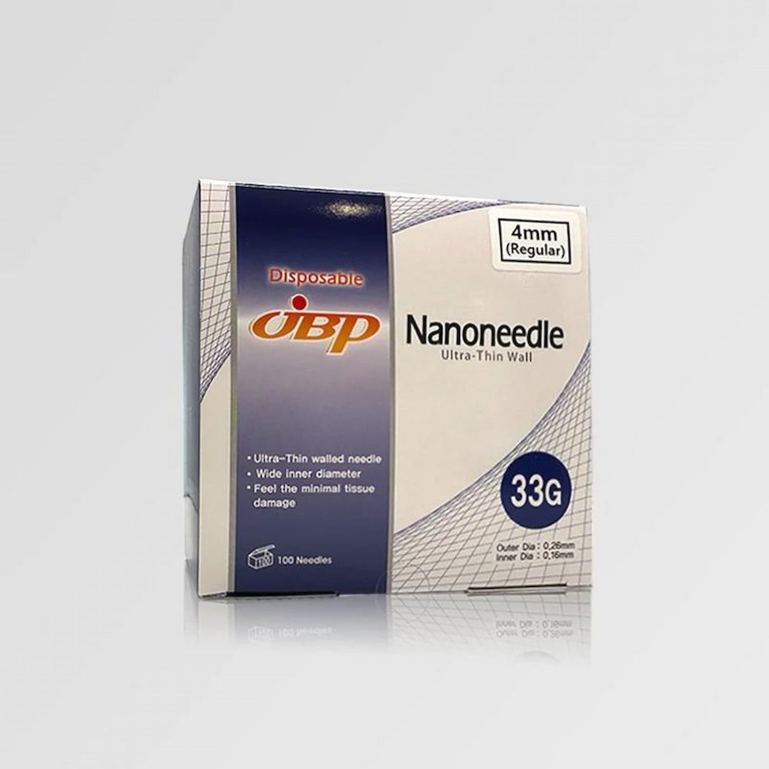 JPB Mesotherapie Nadeln 33g x 4mm 100 Stück